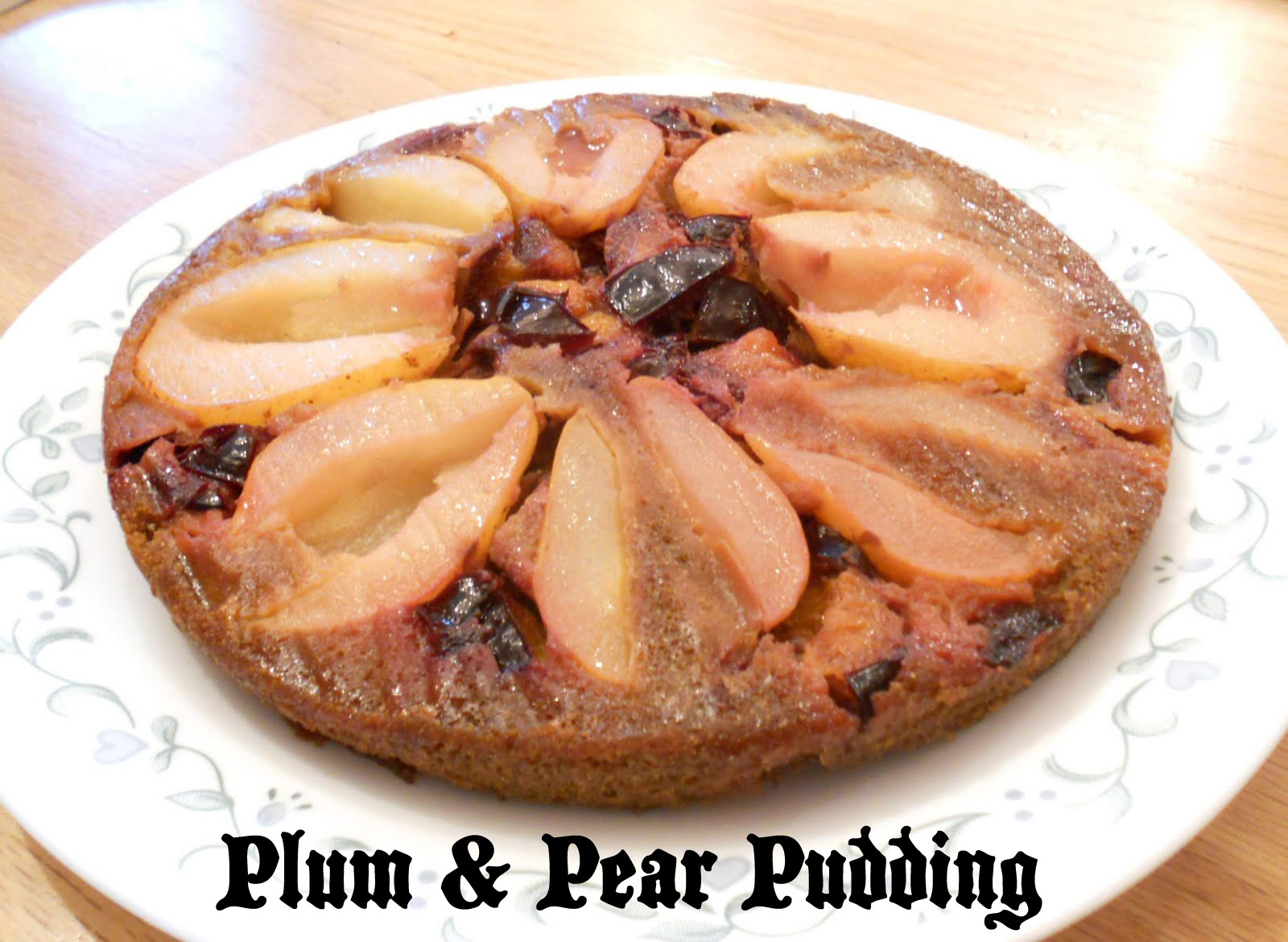 The Abbey's Kitchen Plum and Pear Pudding