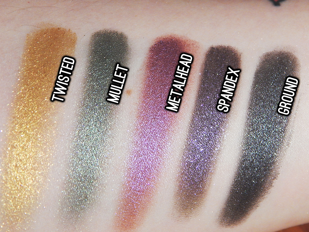 *Urban Decay Heavy Metals Holiday Palette First Impressions & Swatches