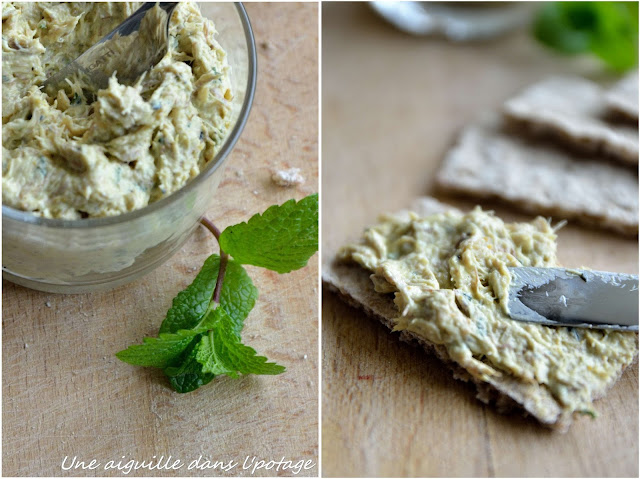 Rillettes de maquereau au curry et à la menthe 