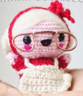 PATRON GRATIS SRA PAPA NOEL AMIGURUMI