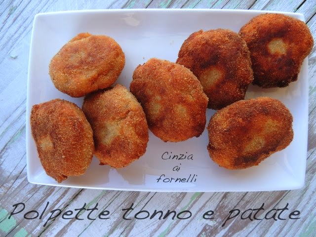 polpette con patate e tonno  