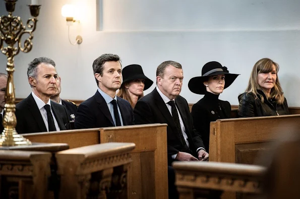 Crown Prince Frederik of Denmark and Princess Marie of Denmark attended a mass for the terrorist attacks victims in Paris on November 15, 2015 at the Copenhagen Church