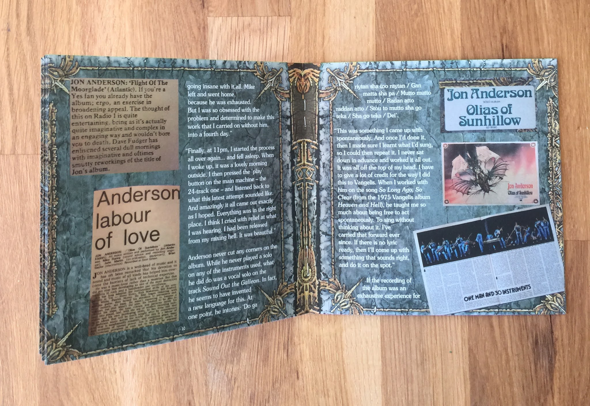 Sounds Good Looks Good Olias Of Sunhillow By Jon Anderson Of Yes July 1976 Uk And Usa Debut Solo Album On Atlantic Records April 2021 Uk Esoteric Recordings Cd Dvd A