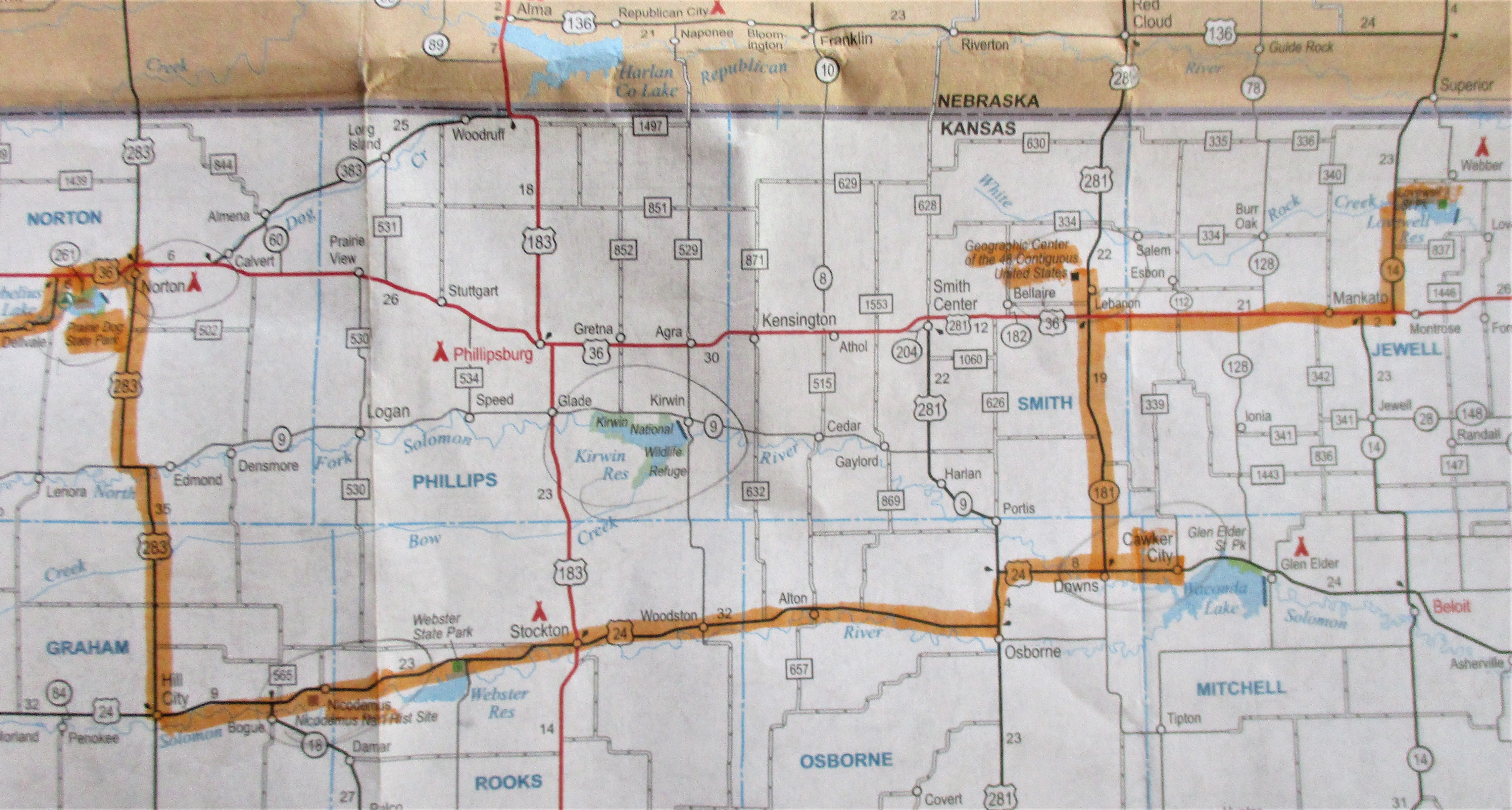 A State at a Time Kansas Day 8 Nicodemus, Twine, Geography