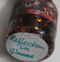 Carpe Noctem Cosmetics indie nail polish Reflection in Flames swatch review