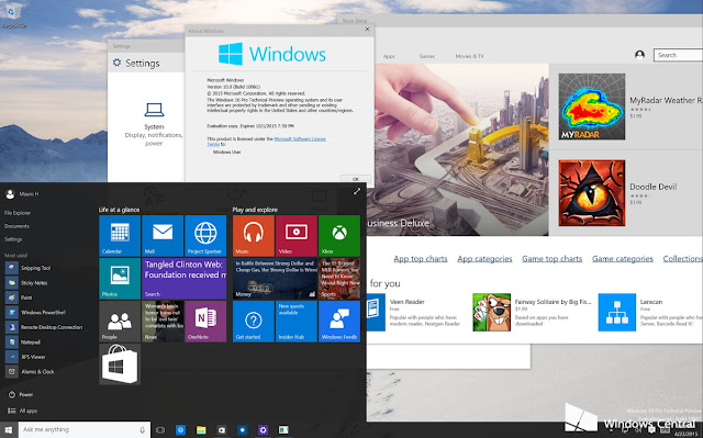 Windows 10 Pro Build 10061