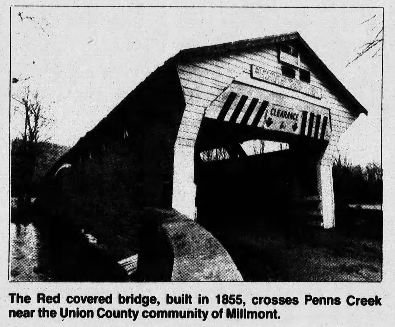 Valley Girl Views The Red Bridge, Covered Bridge