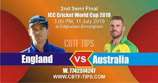 Who will win ICC Cricket Cup 2nd Semi Final Match England vs Australia 