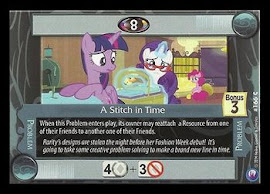 My Little Pony A Stitch in Time Canterlot Nights CCG Card