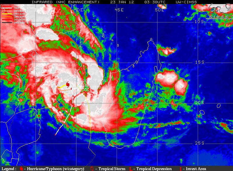 SA Weather and Disaster Observation Service Update Tropical Cyclone