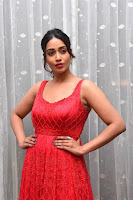 Telugu Actress Nivetha Pethuraj in Red Dress Pictures at Paagal Movie Pre Release Event in Hyderabad HeyAndhra.com