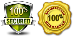 100% Guarantee and Secured