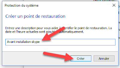Trucs et astuces Windows 10 - Un raccourci pour créer un Point de restauration du système dans Windows 10 Trucs et astuces Windows 10 - Un raccourci pour créer un Point de restauration du système dans Windows 10