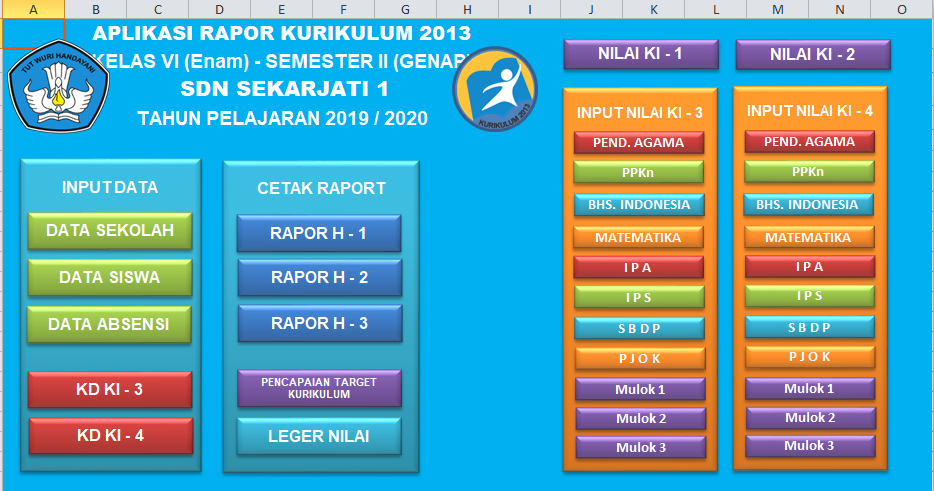 Aplikasi Raport K13 Semester 2 Kang Martho Unduh File Guru