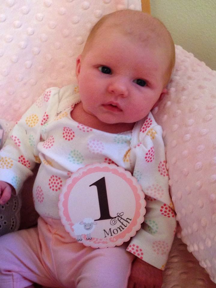 Deb's Crafty Side: Baby Month Markers