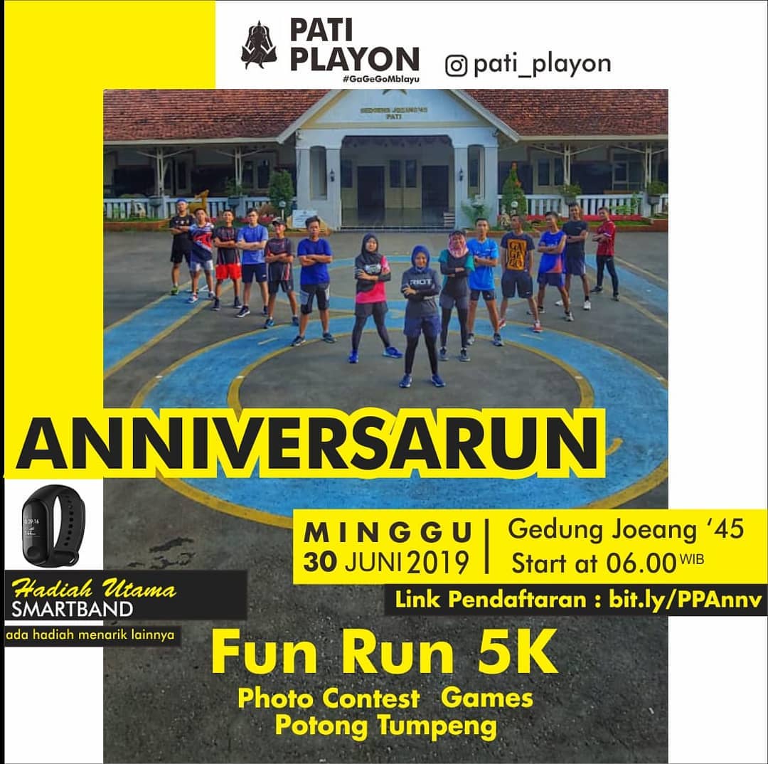 Pati Playon AnniversaRun • 2019 Pati Playon AnniversaRun • 2019