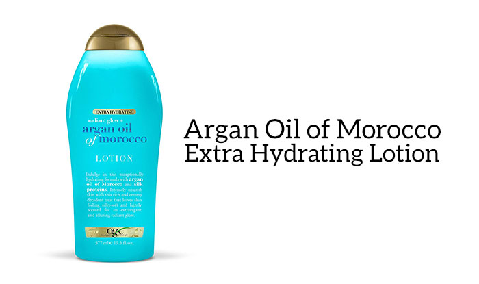 OGX Radiant Glow + Argan Oil of Morocco Extra Hydrating Lotion | 14 Best Lotions For Dry skin | NeoStopZone