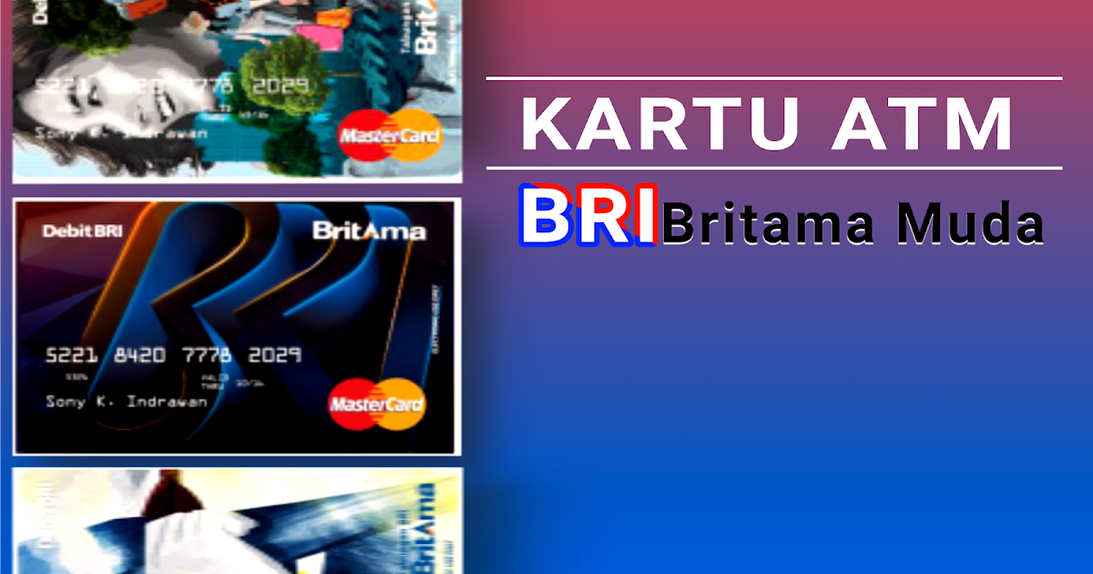 Kartu Atm Britama Muda Bri Design Gambar