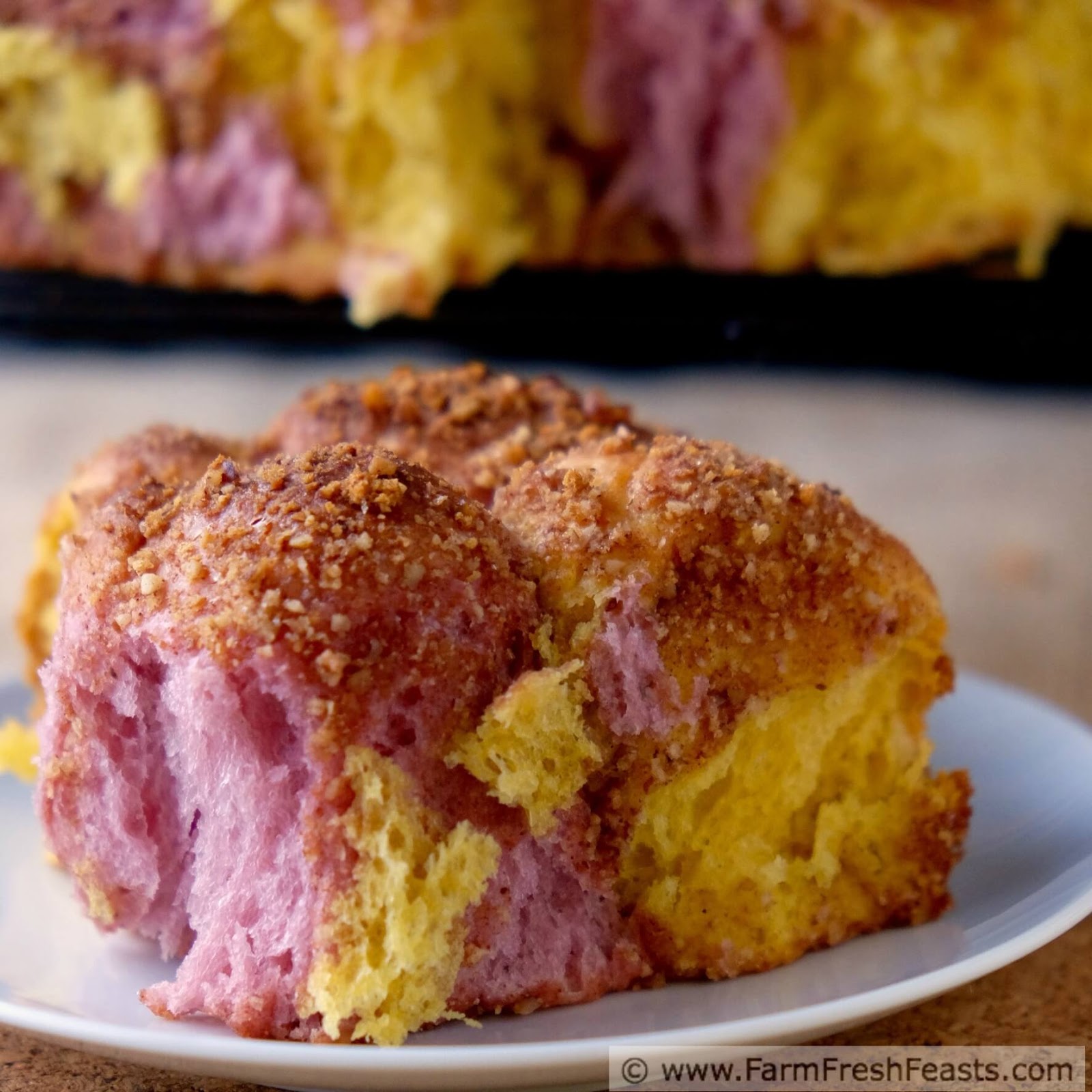 Farm Fresh Feasts Overnight Sweet Potato Pecan Monkey Bread