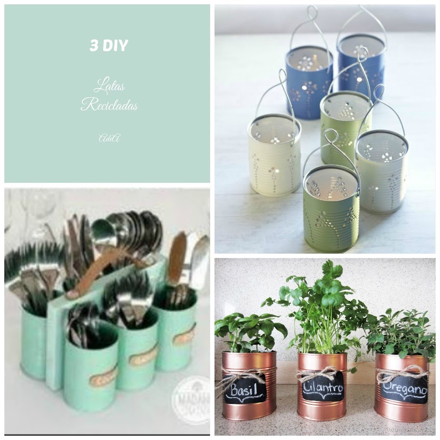 DIY Latas recicladas