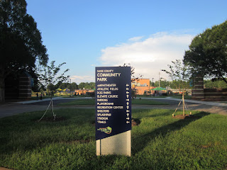 Mocksville Park Where Davie County High School was Located © Katrena