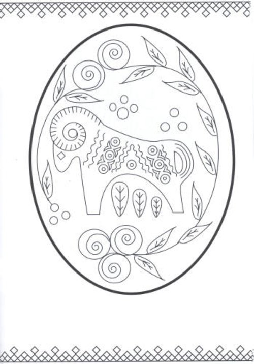 ukrainian eggs coloring pages - photo #11