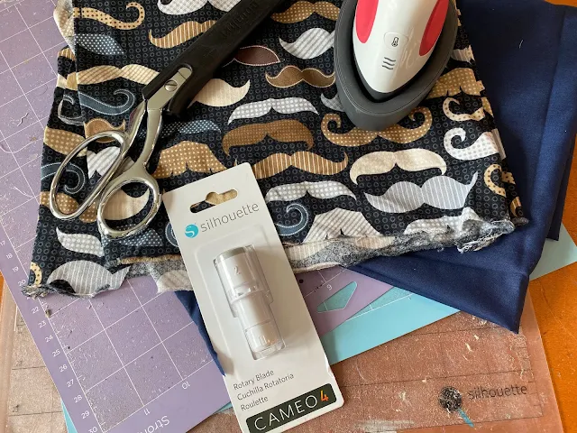 sewing, fabric, fabric mask, rotary blade, mini press