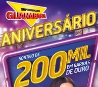 Promoção Guanabara 200 Mil Reais Barras de Ouro