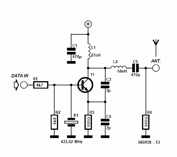 Receiver And Transmitter Low Cost Data Circuit Diagram