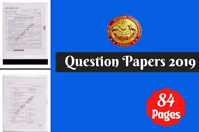 Kerala PSC Previous Question Papers 2019