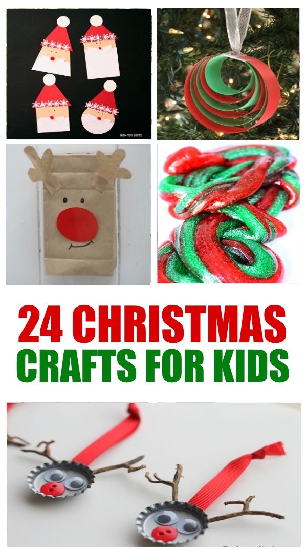 24 Easy Christmas Crafts For Kids – Being Ecomomical