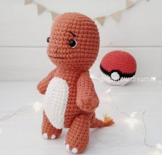 PATRON GRATIS CHARMANDER | POKEMON AMIGURUMI 45432