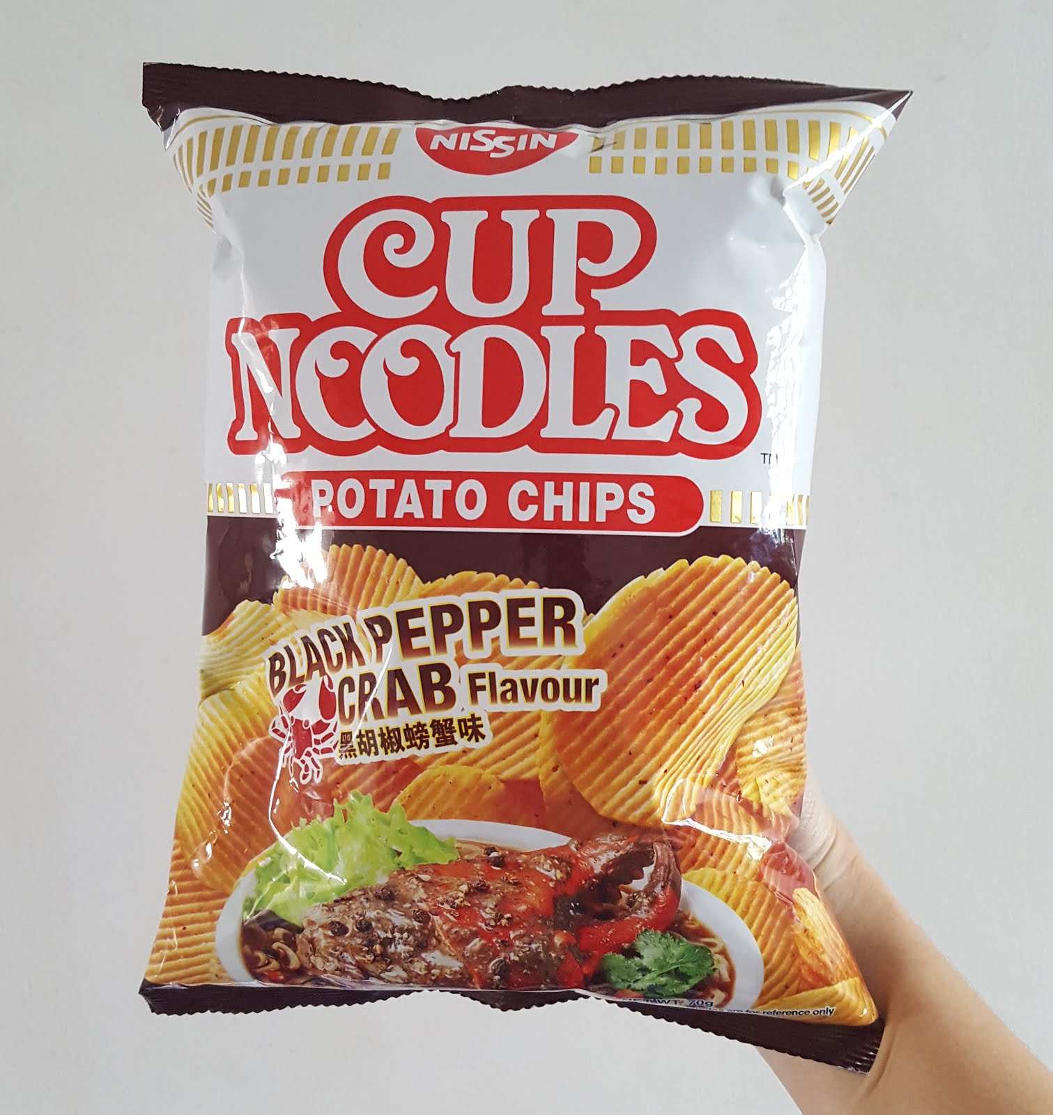 My Honest Opinion Review： Nissin Cup Noodles Potato Chips (Black