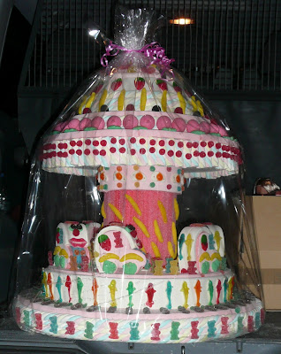 Tiovivo de chuches Esdiver Mega Tiovivo, Carrusel, Pastel de chuches esdiver
