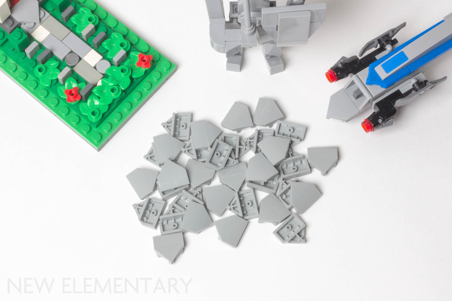 Part 66956, Wedge 2x2 Pointed with Notches: analysis and MOCs | New Elementary: LEGO® parts, sets techniques