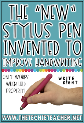 The "New" Stylus Pen Invented to Improve Handwriting. These styluses are GREAT for elementary kids!