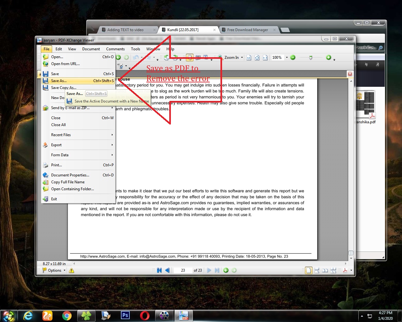 Softwares Full Version & Preactivated How to remove Error message