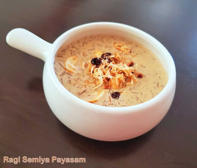 images of Ragi Semiya Payasam Recipe / Ragi Vermicelli Payasam / Ragi Vermicelli Kheer - Payasam Recipes