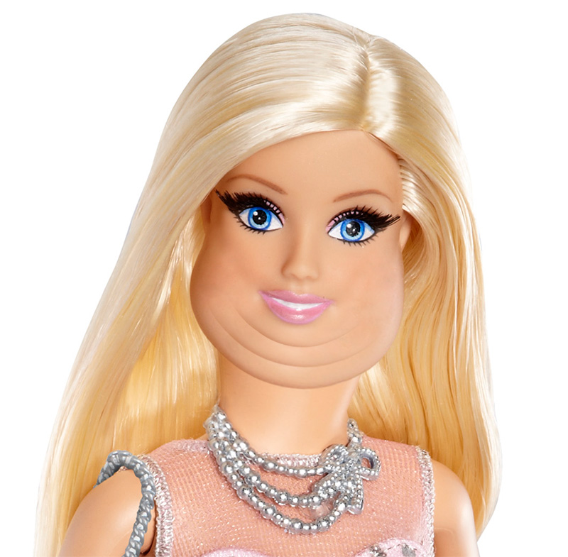 Fat Barbie Svg