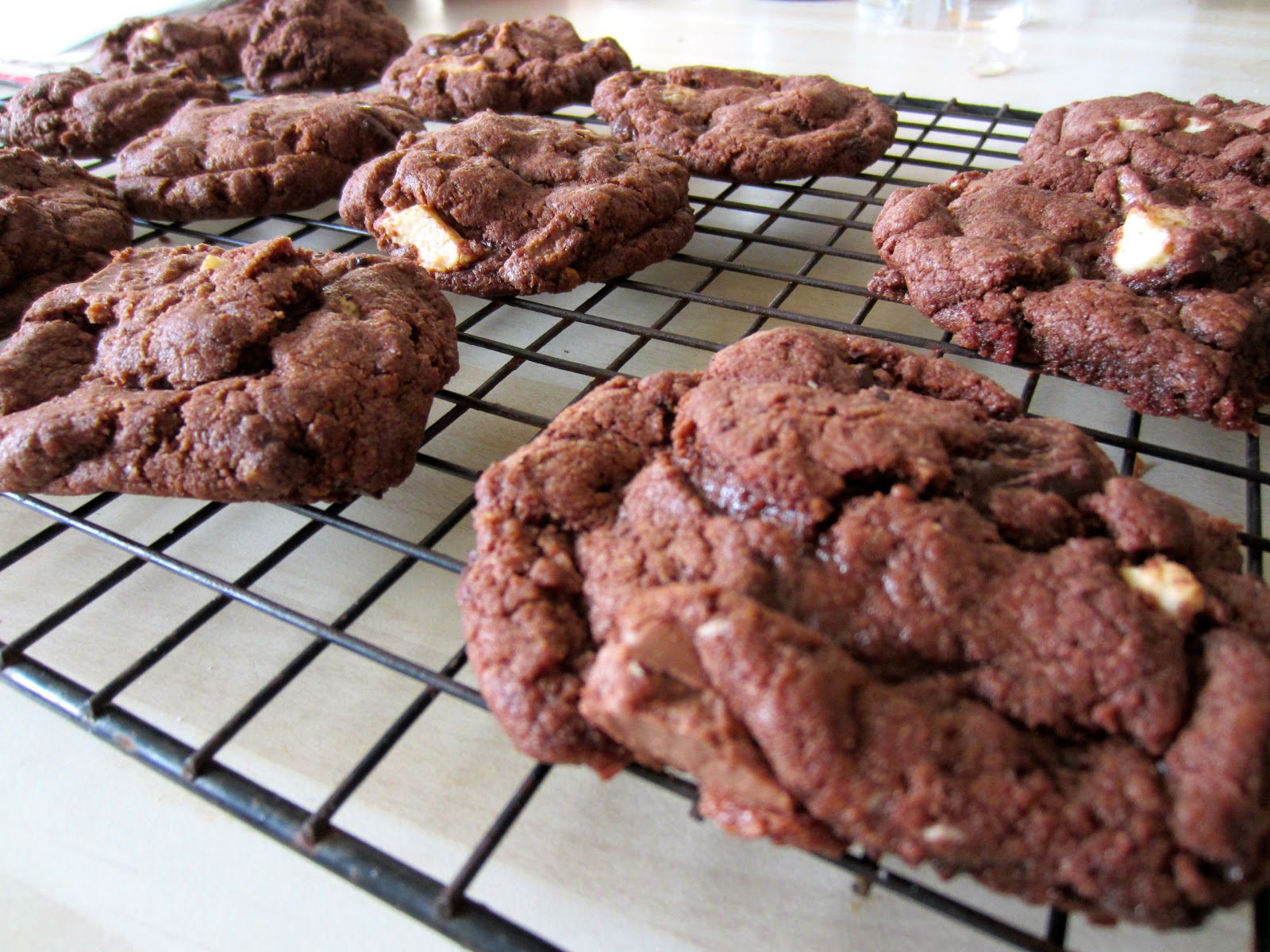 mamacook Quadruple Chocolate Cookies NOT a baby recipe!