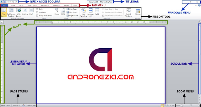Mengenal Menu & Ikon pada Lembar Kerja Microsoft Word Mengenal Menu & Ikon pada Lembar Kerja Microsoft Word