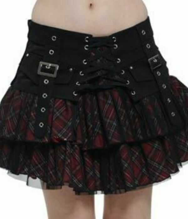Mini Plaid Pleated Skirt Images and Pictures