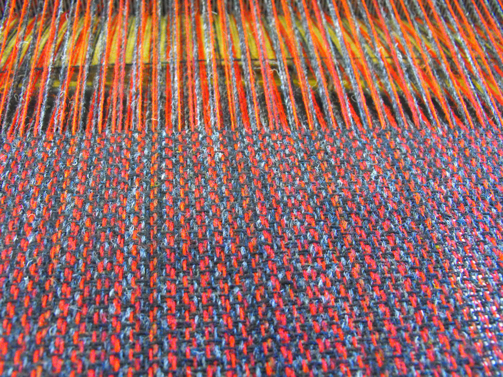 Ruth's embroidery: Weaving Harris Tweed