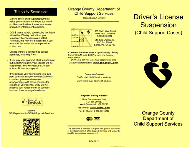 OC Community Resources Driver's License Suspension