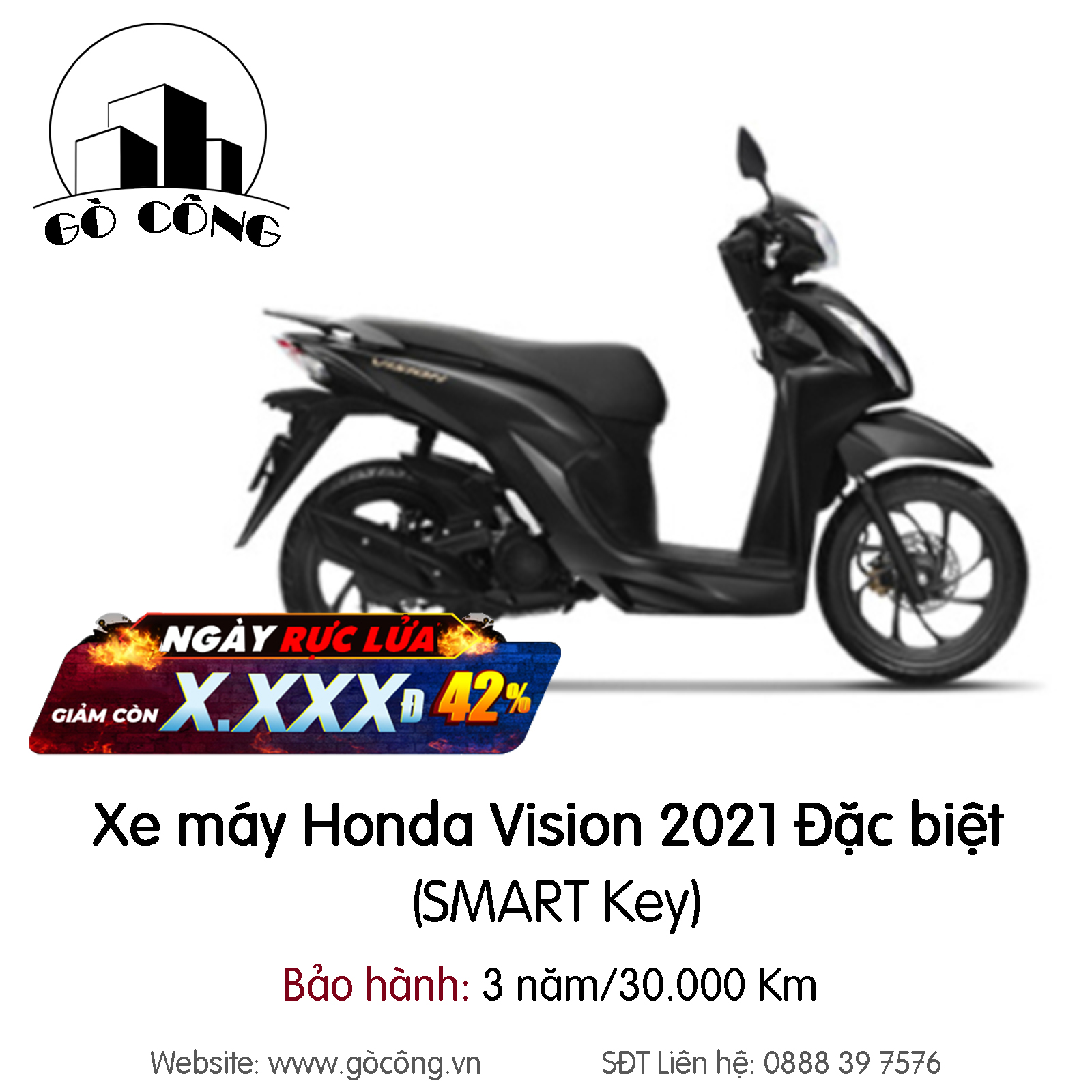 Cách tính giá bao giấy Honda Vision 2021