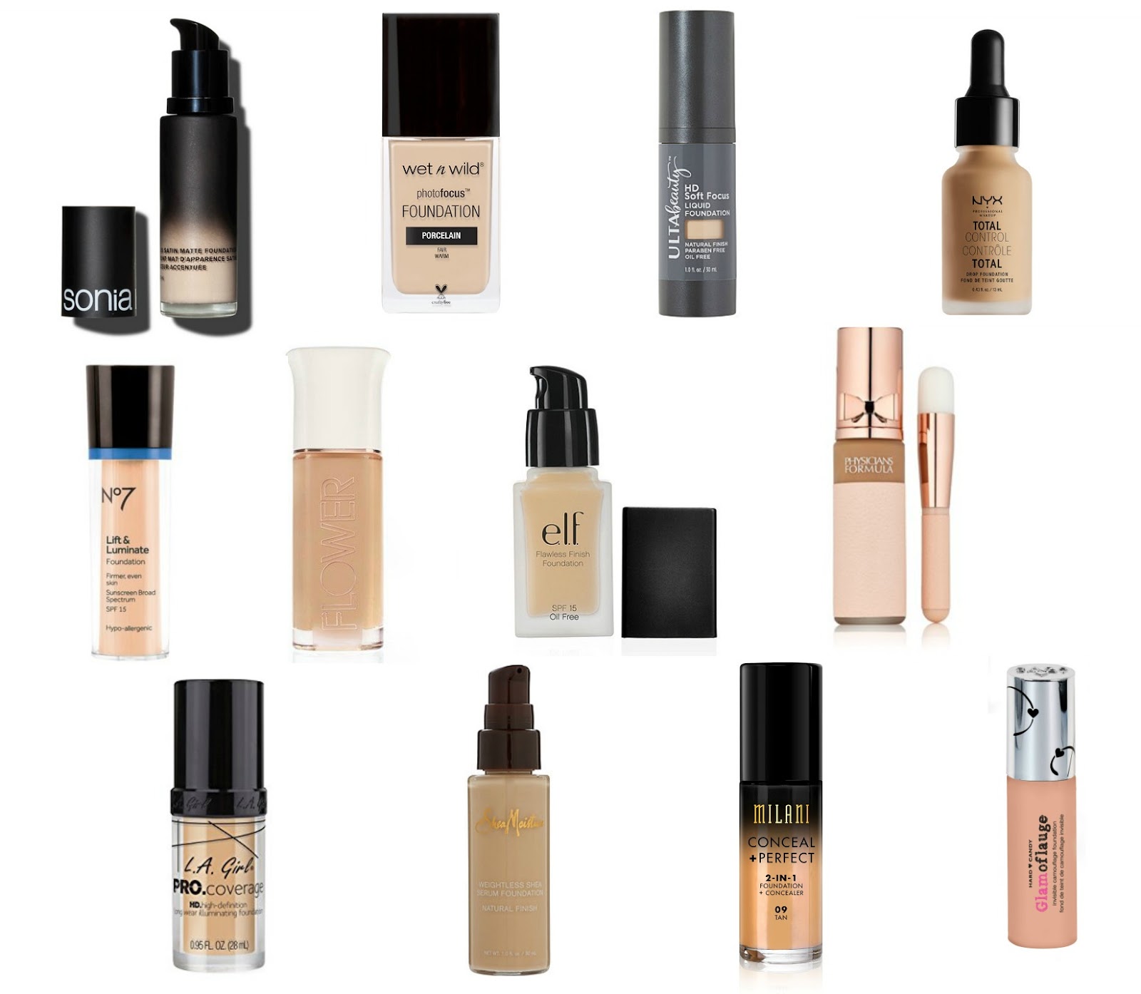 12 CRUELTY FREE DRUGSTORE FOUNDATIONS