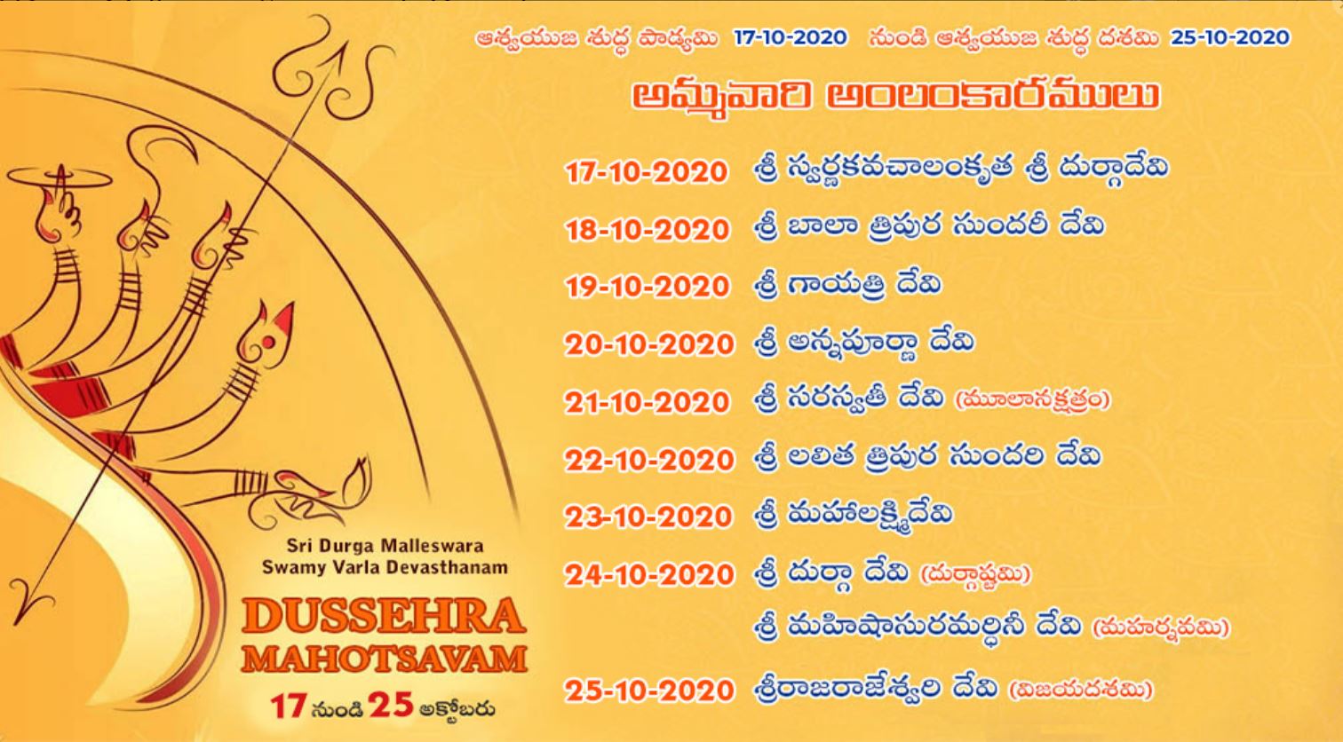 Devi Navaratri 2024 Telugu Vijayawada Peta Trudey