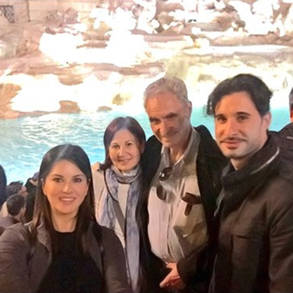 Sunny Leone Holiday Pictures with Daniel Weber And in-laws in Italy