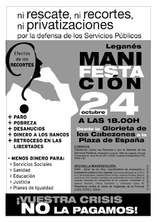 Leganes defiende los servicios publicos. Abuelohara.