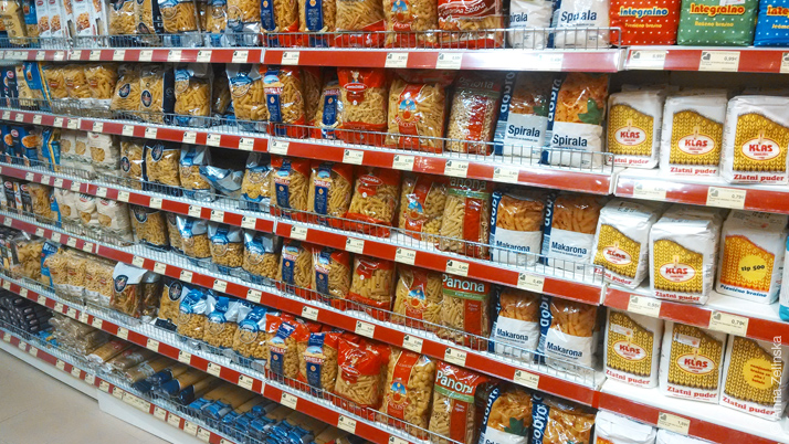 Бакалея в супермаркете «Voli»